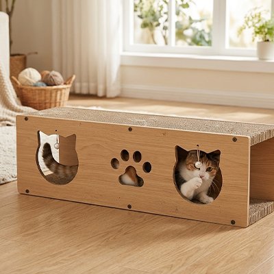 Griffoir Chat très décoratif dans un salon