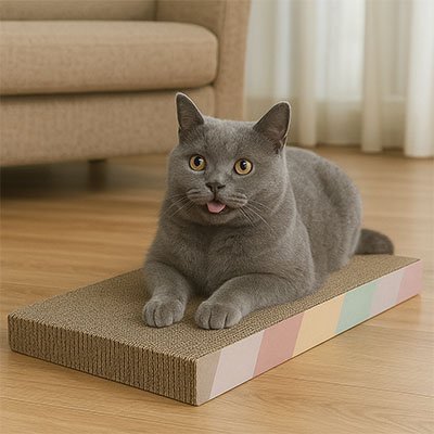 Griffoir en carton pour Chat recyclable et durable| Durafélin - chatjoue - Chatjoue