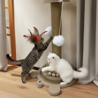 Griffoir pour chat va accompagner votre chat  pendant longtemps      