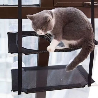 Hamac chat fenêtre avec une ouverture  
