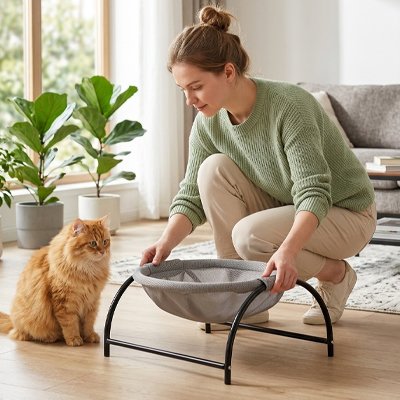 Hamac Chat lavable en machine