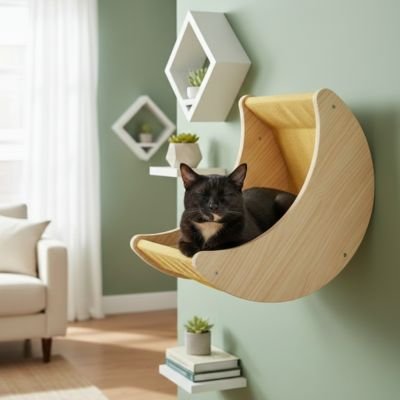 Hamac pour  chat  apprécié des chats 