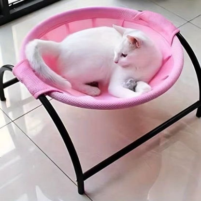 Hamac pour chat avec un tissu aéré 
