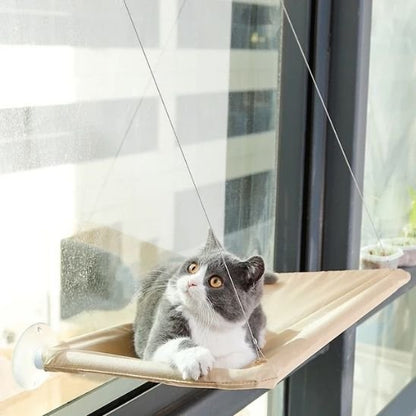 Hamac pour chat de couleur crème