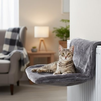 Hamac pour Chat de couleur gris