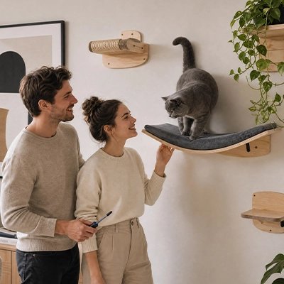 Hamac pour Chat en bois