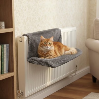Hamac pour Chat facile à ranger et à installer
