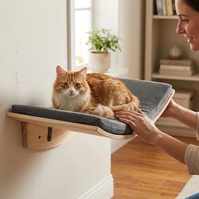 Hamac pour Chat idéal pour les petits espaces 