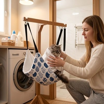 Hamac pour Chat se lave en machine à laver