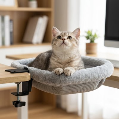 Hamac pour Chat supporte un poids de 18 kg maximum