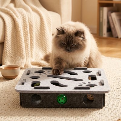 Jeu pour chat avec 3 balles incluses