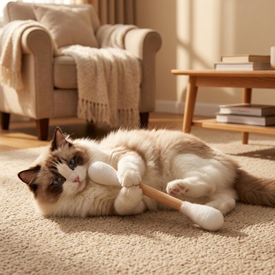 Jeu pour Chat diffuse un parfum