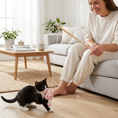 Jeu pour Chat possède un grelot de couleur