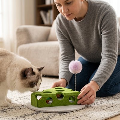 Jeu pour chat pour un ou plusieurs chats
