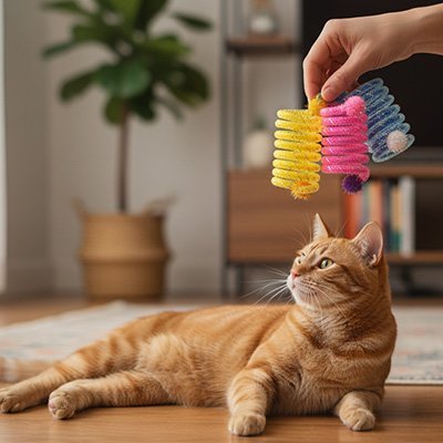 Jeux chat joli ressorts pour stimulation | FélinActif - Chatjoue
