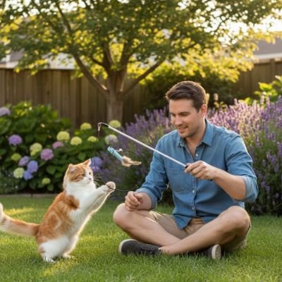 Jeux chat pour intérieur et extérieur 