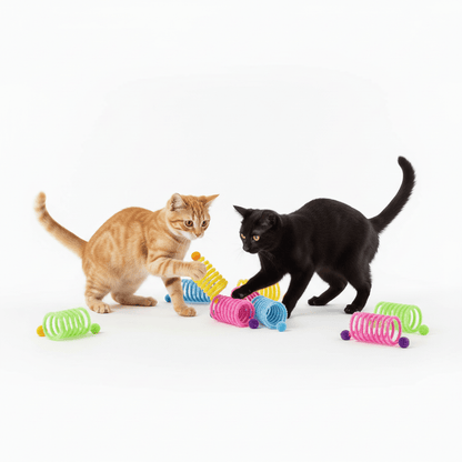 Jeux chat joli ressorts pour stimulation | FélinActif - Chatjoue