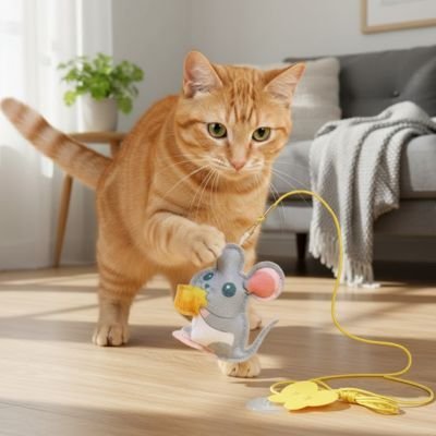 Jeux pour chat en forme d'animaux colorés | FélinFun - Chatjoue