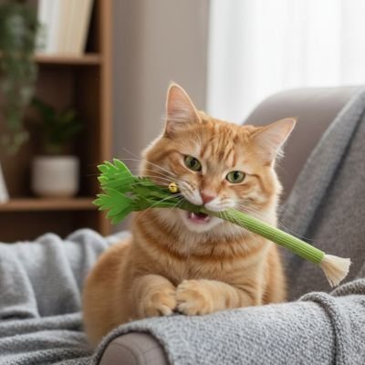 Jeux pour chat cèleri à mâcher | Stimulants & Interactifs - chatjoue - Chatjoue