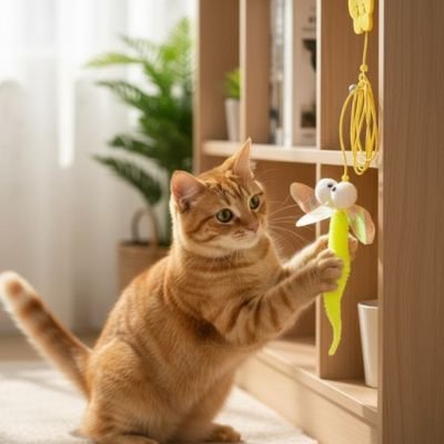 Jeux pour chat en forme d'animaux colorés | FélinFun - Chatjoue