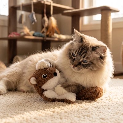 Jeux pour Chat marron entre pattes siamois pour un câlin 