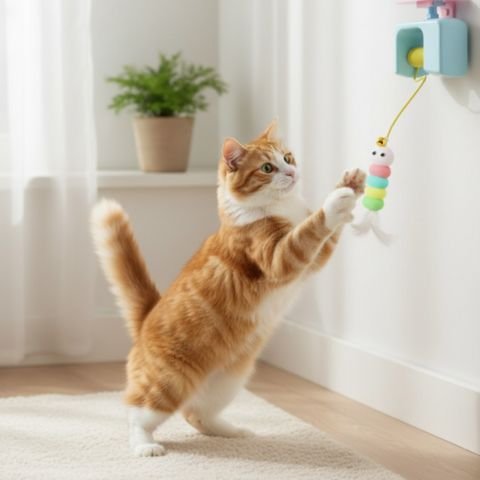 Jeux pour chat suspension de porte | Féli - Stimul - Chatjoue