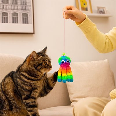 Jeux pour Chat en forme de pieuvre | Stimulant - Chatjoue