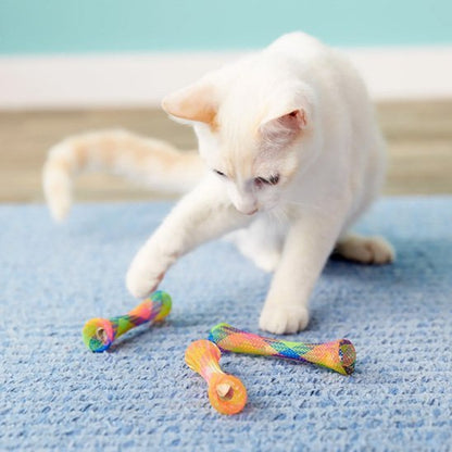 Jouet chat tube en plastique pliable | Inter  Play Chatjoue