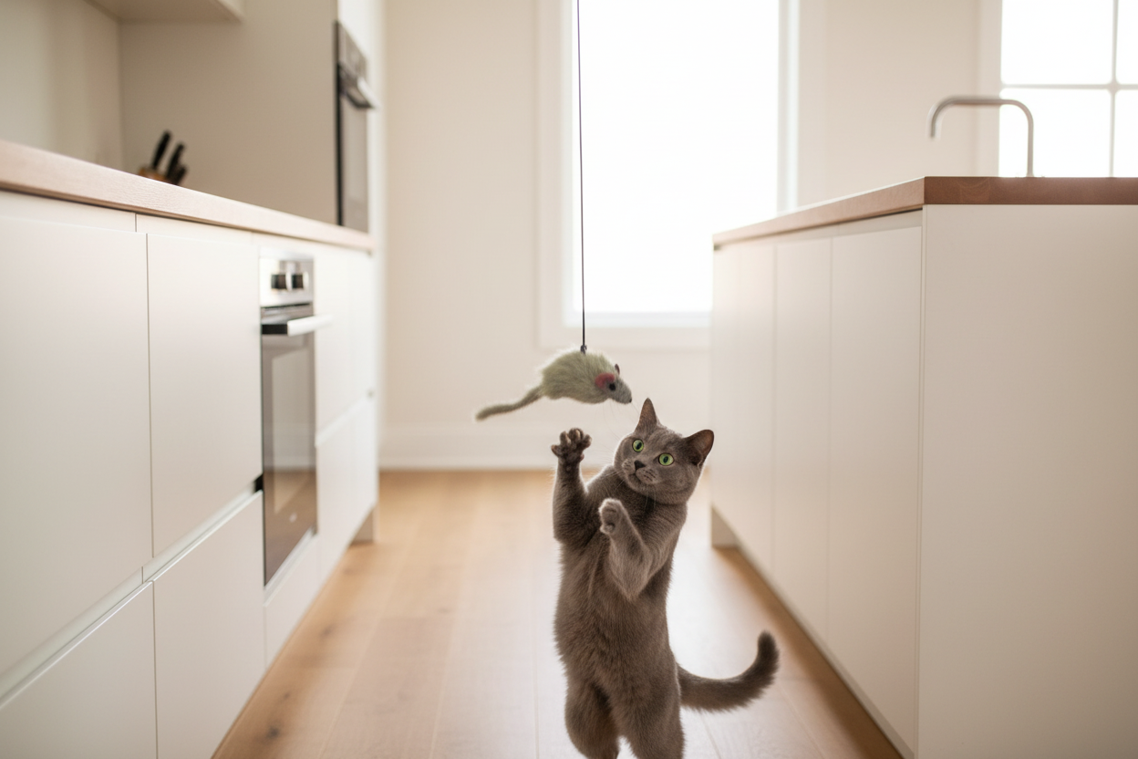 Jouet chat cuisine