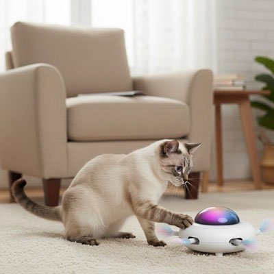 Jouet chat interactif  chargement par usb