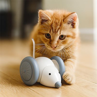 Jouet chat interactif souris de chasse - Chatjoue
