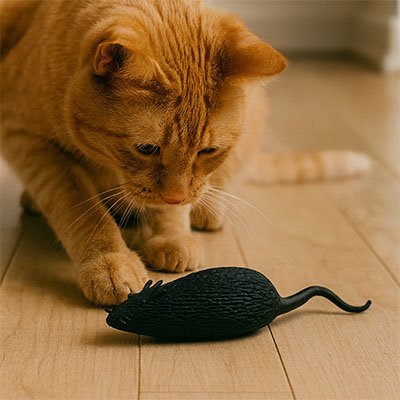 Jouet chat interactif en forme d'insectes et de souris - Chatjoue