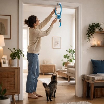 Jouet Chat interactif fonction va et vient 