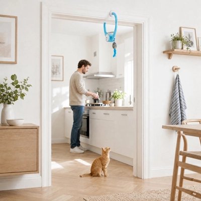 Jouet Chat interactif hauteur du fils de 2 M maximum