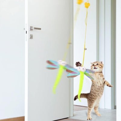 Jouet Chat Interactif - JumpPaw™ - Libellule - Chatjoue