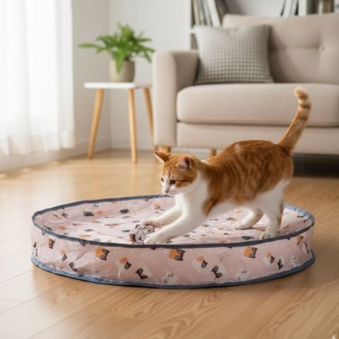 Jouet chat interactif cercle de chasse | Instinctif - chatjoue - Chatjoue