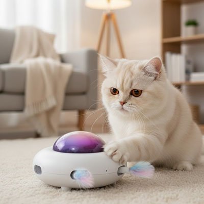 Jouet chat interactif très ludique pour le chat