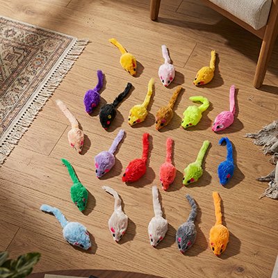 Jouet Chat lot de 25 souris