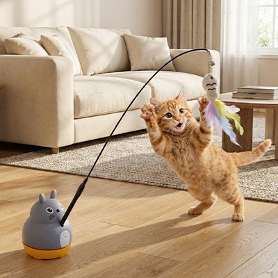 jouet Chat rotation dans les 2 sens 