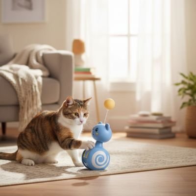 Jouet chat stimulateur visuel pour tous les chats