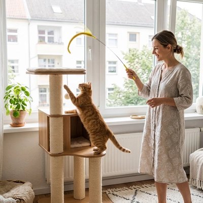 Jouet Chat stimulation du chat par mouvement 