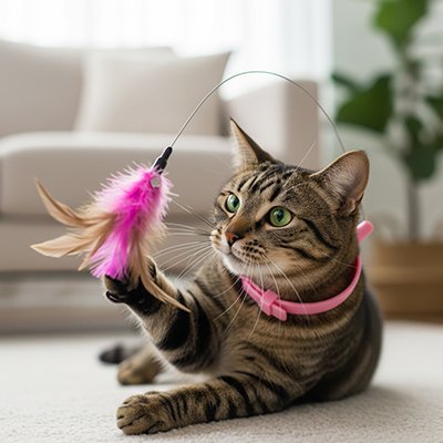Jouet pour Chat collier innovant et ludique | Interactif - chatjoue - Chatjoue