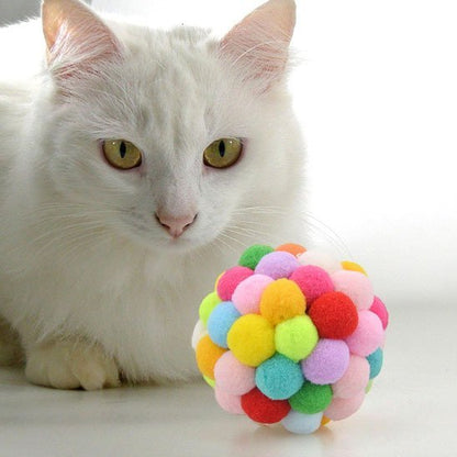 Jouet pour chat balle multi - couleurs - Chatjoue