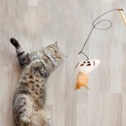 Jouet Baguette Interactif pour Chat - Animaux | Chatjoue - Chatjoue
