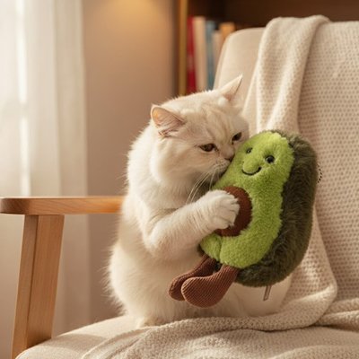 Jouet pour Chat cette peluche peut-être accrochée pour un jeu supplémentaire