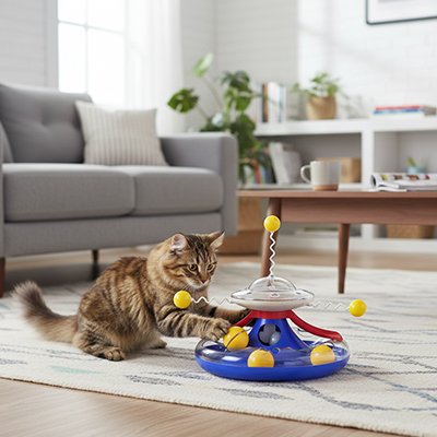 Jouet pour Chat couleur bleu