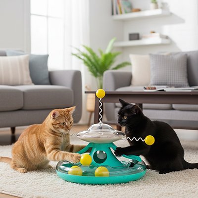 Jouet pour Chat couleur turquoise
