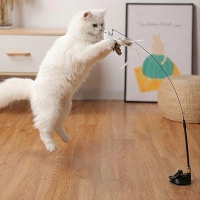 Jouet pour Chat de couleur blanc