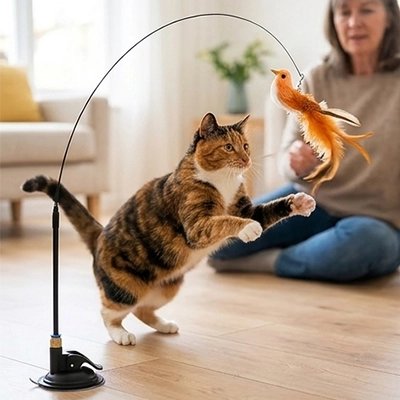 Jouet pour Chat de couleur marron
