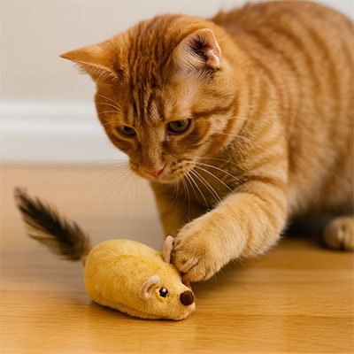 Jouet pour Chat petite souris Interactive | FélinStim - Chatjoue